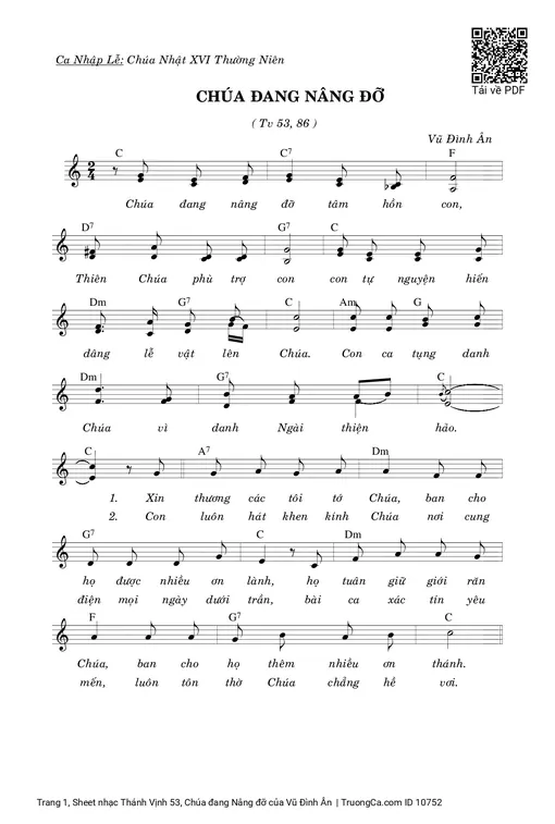 Thánh Vịnh 53, Chúa đang Nâng đỡ