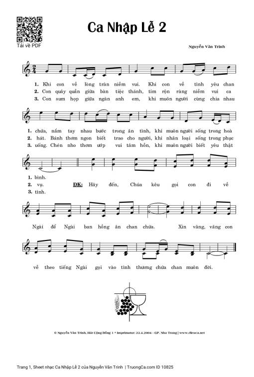 Ca Nhập Lễ 2 - Nguyễn Văn Trinh