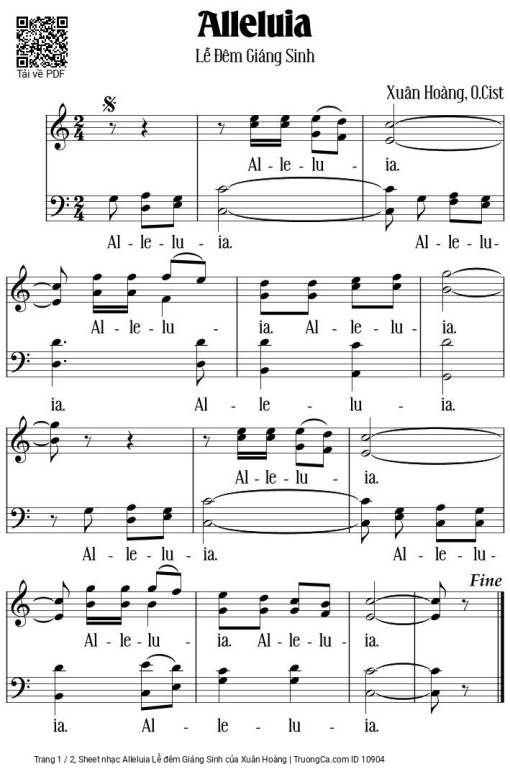 Alleluia Lễ đêm Giáng Sinh