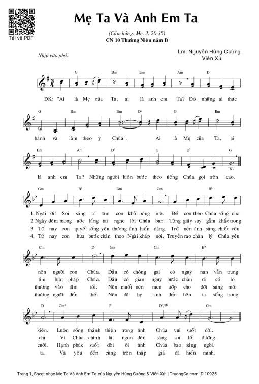 Mẹ Ta Và Anh Em Ta