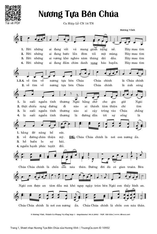 Nương Tựa Bên Chúa