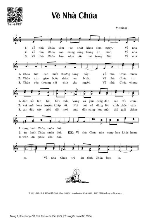 Về Nhà Chúa - Việt Khôi