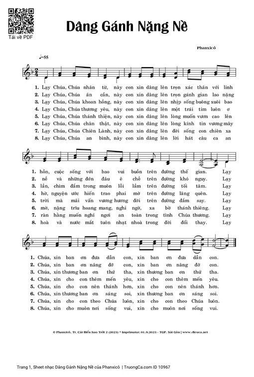Dâng Gánh Nặng Nề
