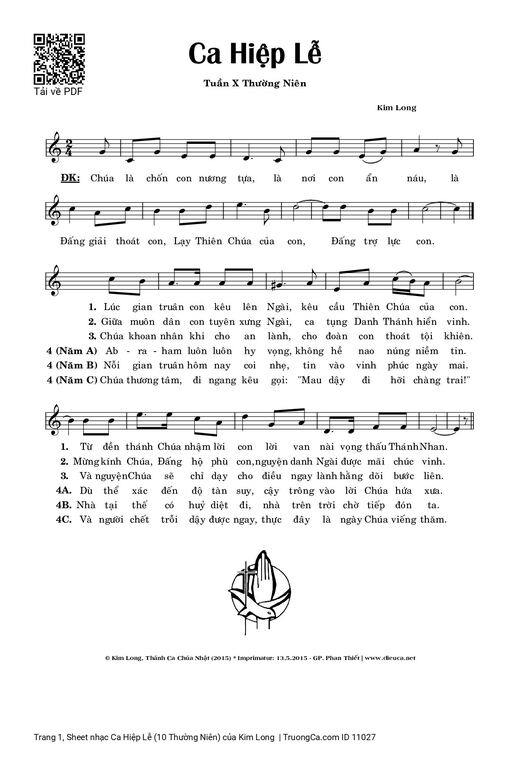 Ca Hiệp Lễ (10 Thường Niên)