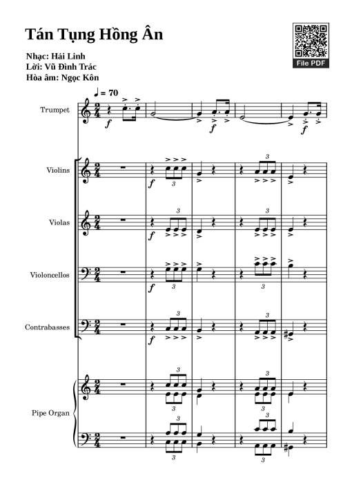 Tán Tụng Hồng ân (Hợp xướng)