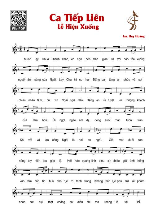 Ca Tiếp Liên Lễ Hiện Xuống