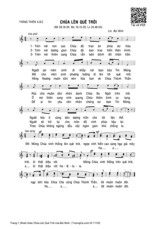 Chúa Lên Quê Trời