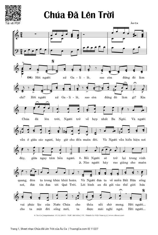 Chúa đã Lên Trời