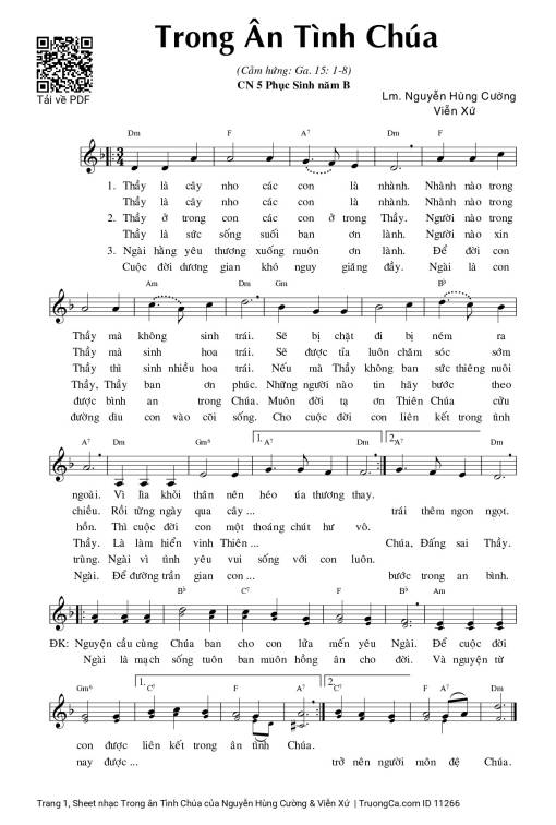 Trong ân Tình Chúa