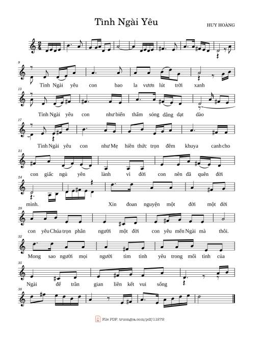 Tình Ngài Yêu - Huy Hoàng