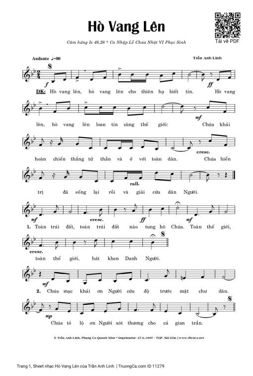 Hò Vang Lên - Trần Anh Linh