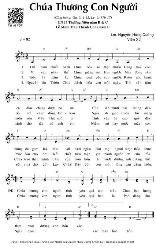 Chúa Thương Con Người