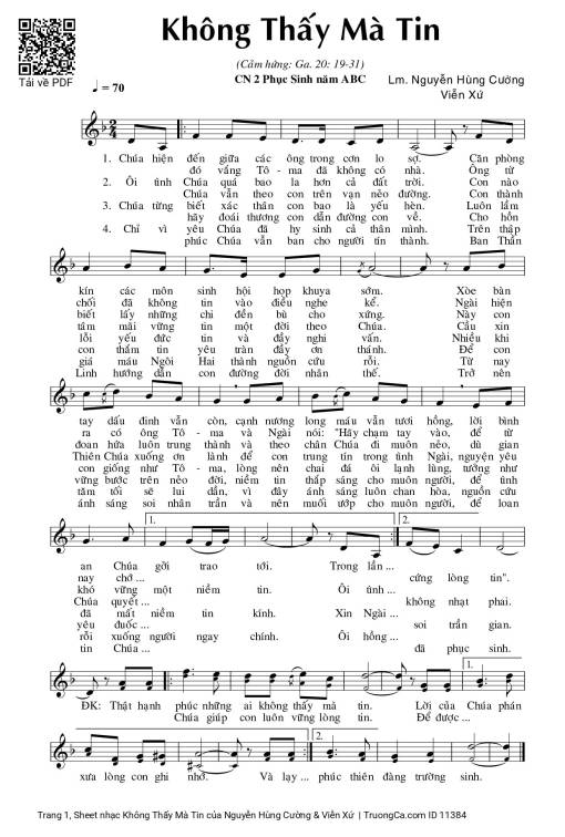 Không Thấy Mà Tin