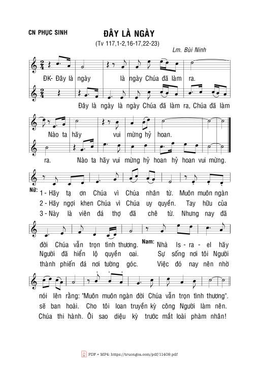 Thánh Vịnh 117, đây Là Ngày