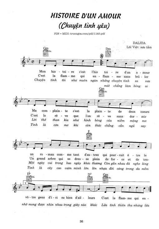 Chuyện tình yêu (Historia de un amor - Histoire D'un Amour)