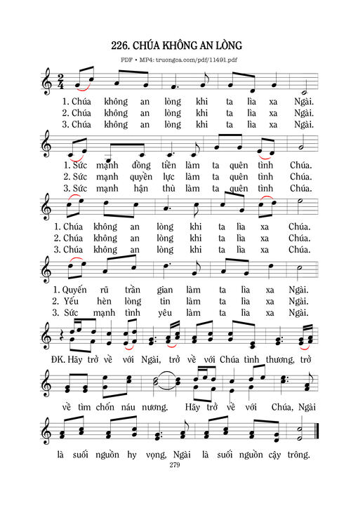 Chúa Không An Lòng