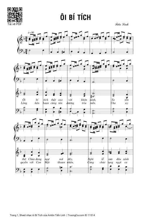 ôi Bí Tích - Antôn Tiến Linh