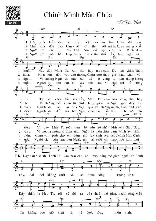 Chính Mình Máu Chúa