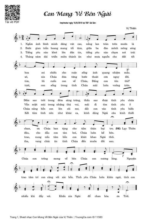 Con Mong Về Bên Ngài