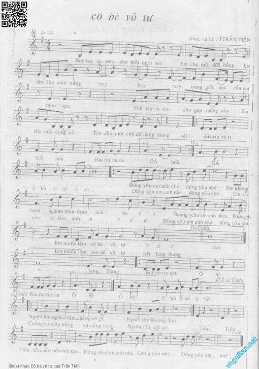 Cô bé vô tư - Trần Tiến