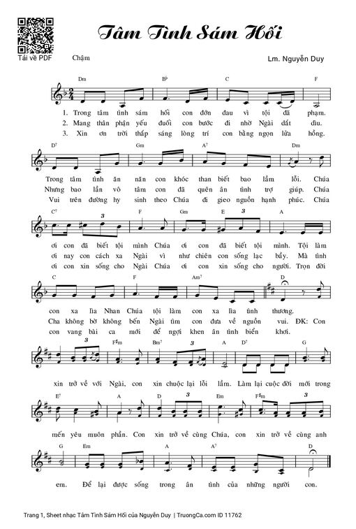 Tâm Tình Sám Hối