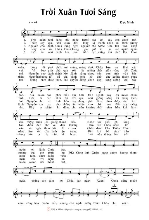 Trời Xuân Tươi Sáng