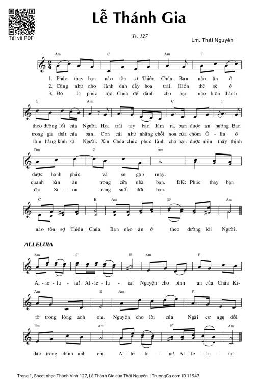 Thánh Vịnh 127, Lễ Thánh Gia