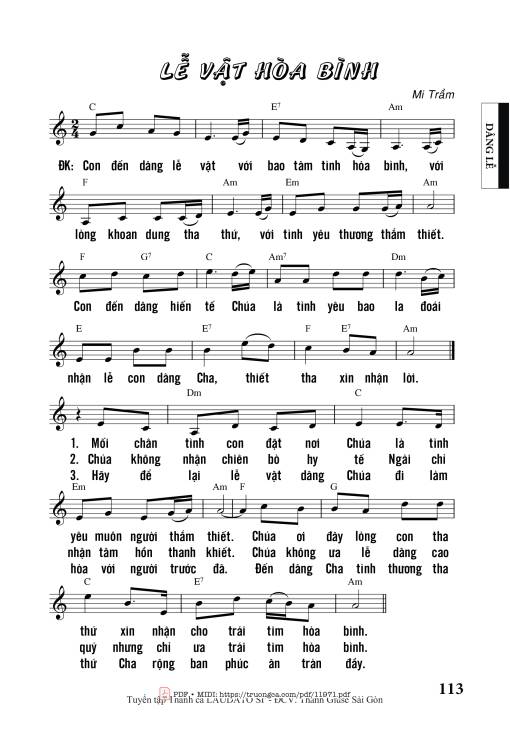 Lễ Vật Hòa Bình