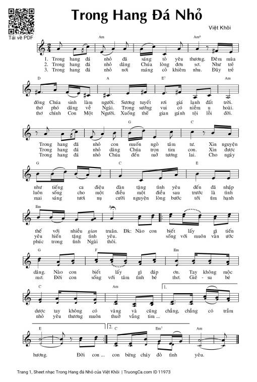 Trong Hang đá Nhỏ