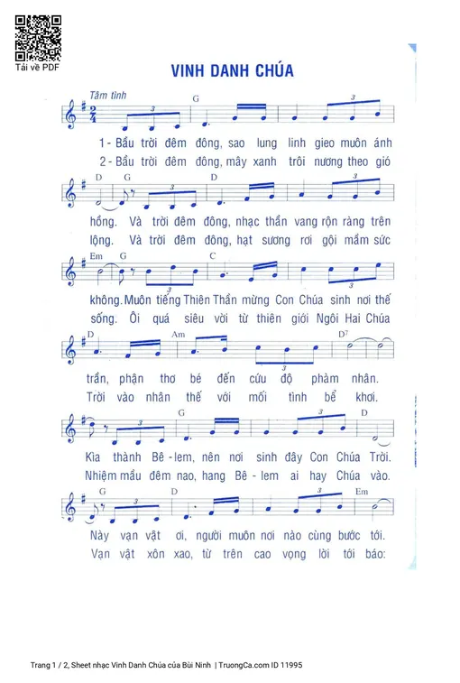 Vinh Danh Chúa - Bùi Ninh