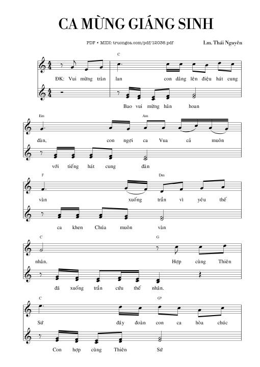 Ca Mừng Giáng Sinh