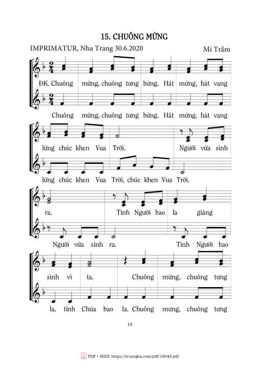 Chuông Mừng - Mi Trầm