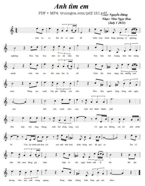 Anh tìm em - Như Ngọc Hoa