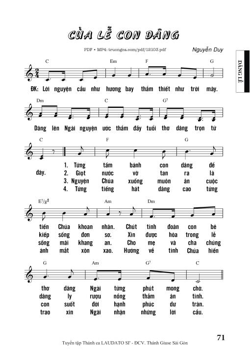 Của Lễ Con Dâng