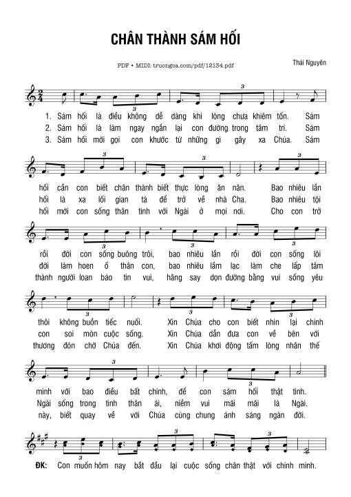 Chân Thành Sám Hối