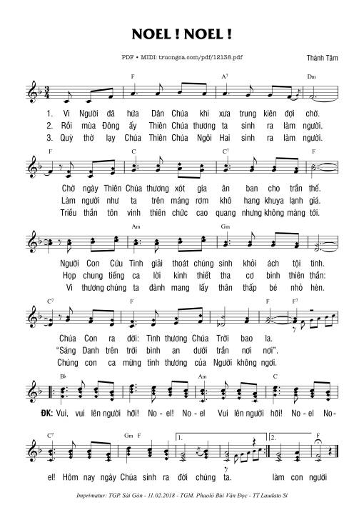 Noel! Noel! - Thành Tâm