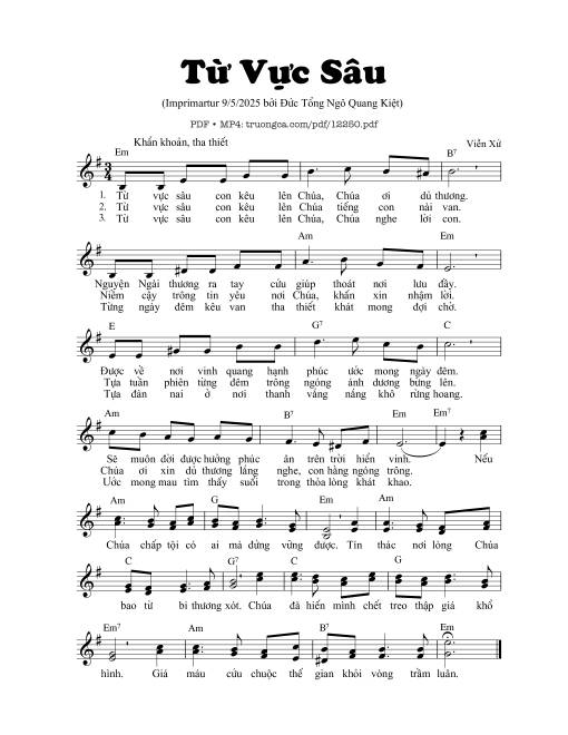 Từ Vực Sâu - Viễn Xứ