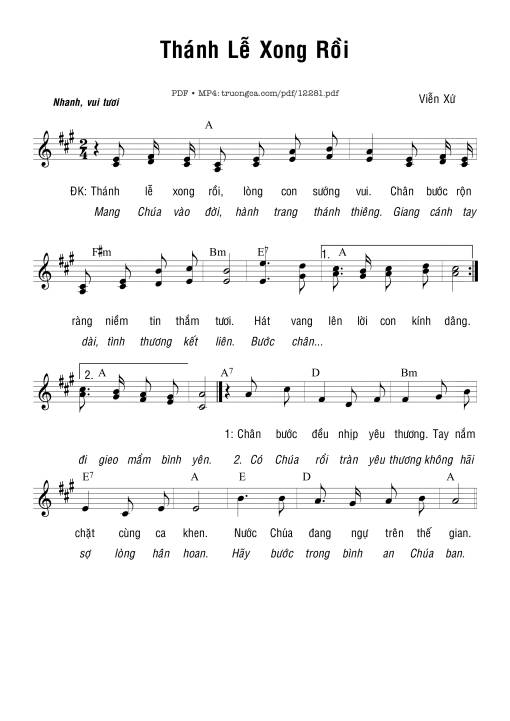 Thánh Lễ Xong Rồi