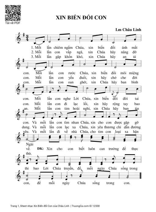 Xin Biến đổi Con