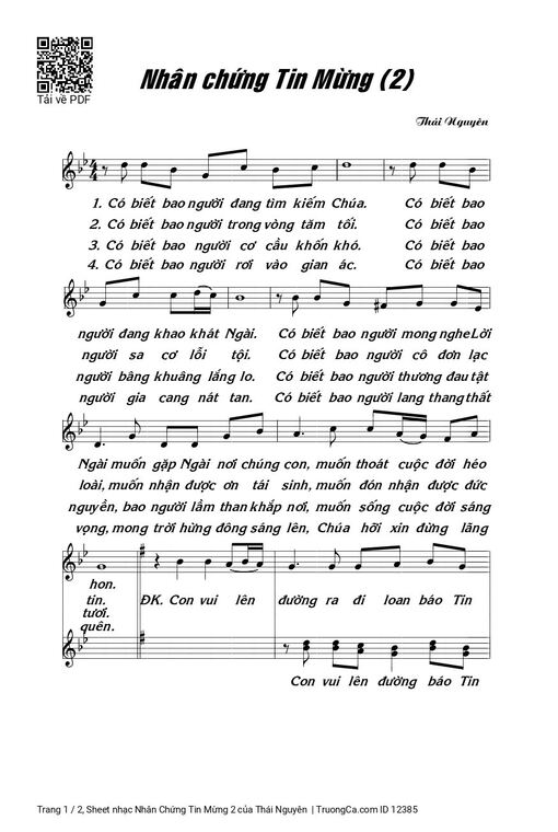 Nhân Chứng Tin Mừng 2