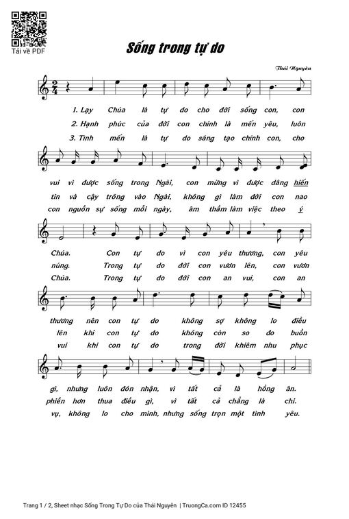 Sống Trong Tự Do