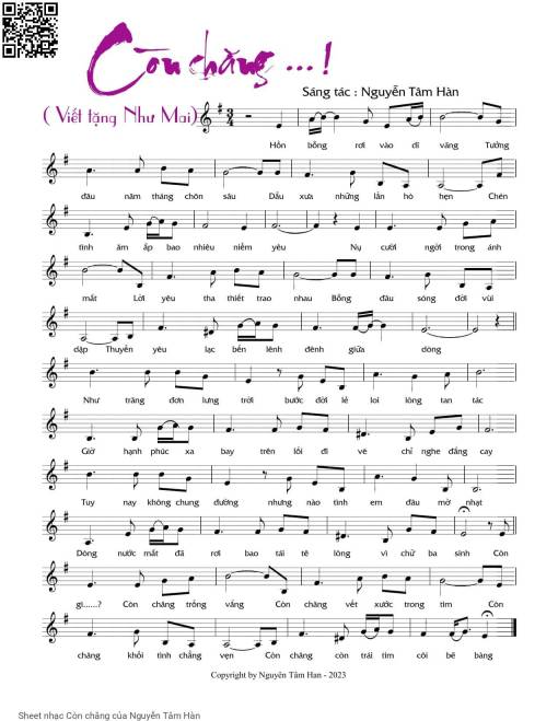 Còn chăng - Nguyễn Tâm Hàn