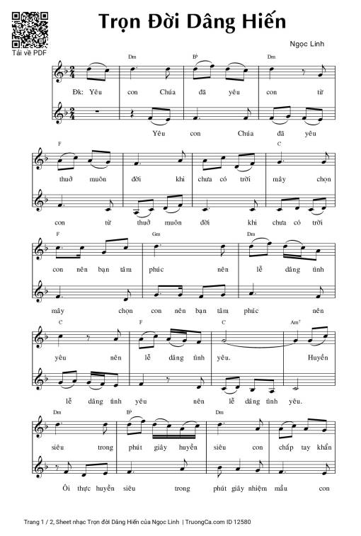 Trọn đời Dâng Hiến