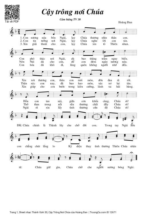 Thánh Vịnh 30, Cậy Trông Nơi Chúa