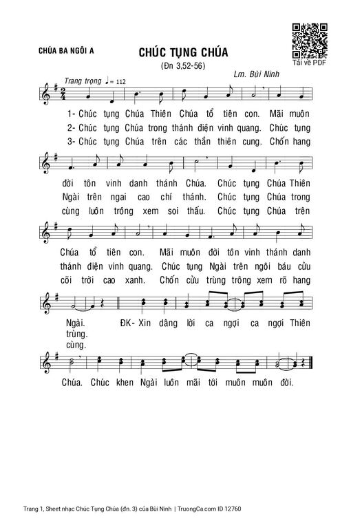 Chúc Tụng Chúa (đn. 3)