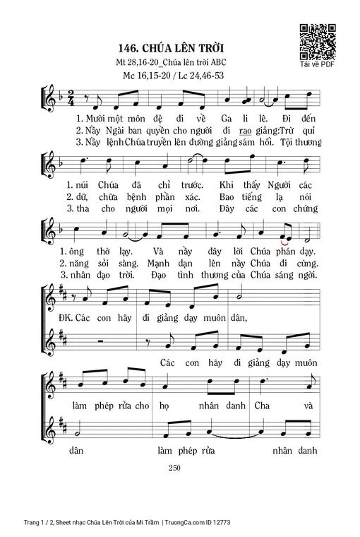 Chúa Lên Trời - Mi Trầm