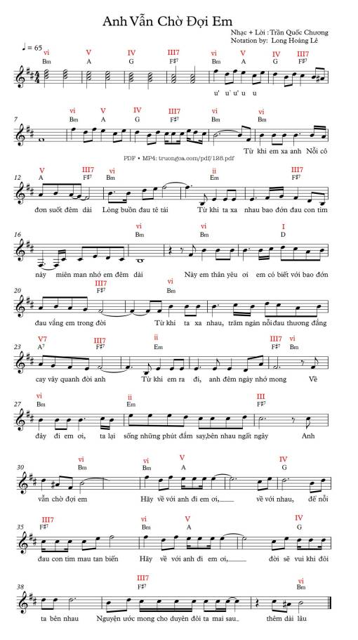 Anh vẫn chờ đợi em