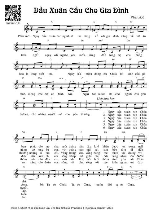 Đầu Xuân Cầu Cho Gia đình