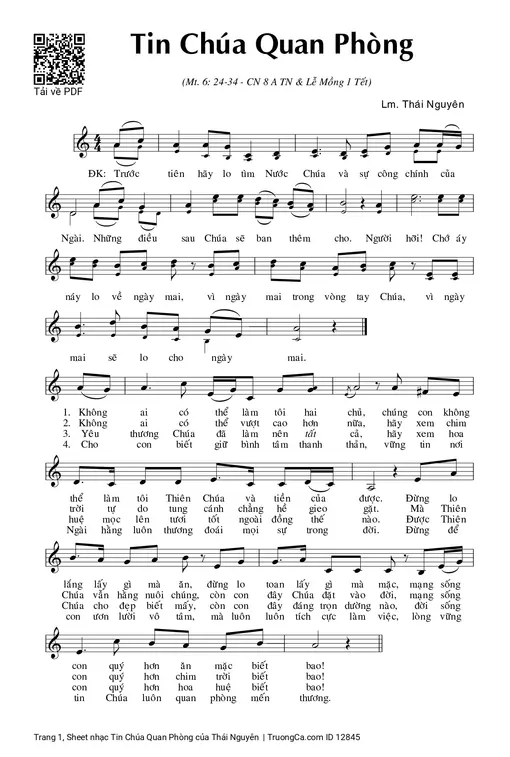 Tin Chúa Quan Phòng