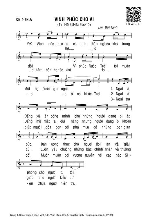 Thánh Vịnh 145, Vinh Phúc Cho Ai